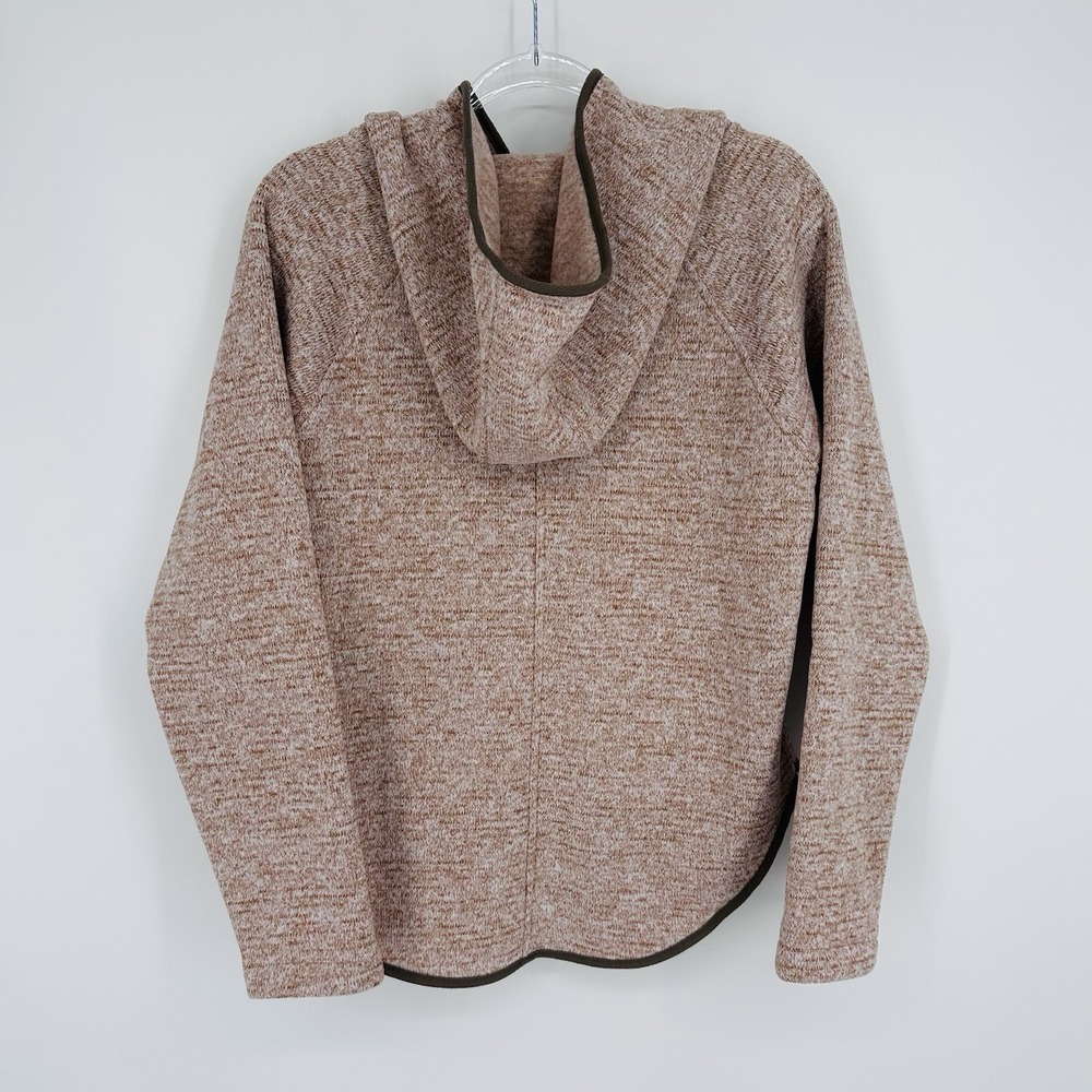 PRANA Tri Thermal Hooded Poncho Pullover Kangaroo Pocket Sweater Size Small - Picture 9 of 13